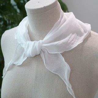 메리앤유 24가지색상 베이직 코튼 소재 쁘띠 미니 스카프 국산