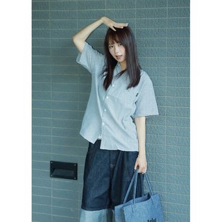 Tasteful_tw· 選品 條紋短袖襯衫 學院風百搭寬鬆男女款