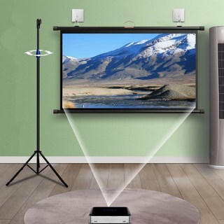 60吋 16:9 投影布幕 支架/壁掛兩用 1.33米x0.75米 投影螢幕, 60寸 16:9 壁掛款
