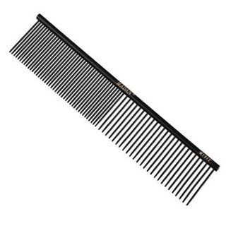 마단 블랙 콤 M191T Comb 일자빗 코팅빗 엉킴제거빗 강아지빗 파인/코스빗, 1개, Black
