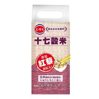 三好米 十七穀米 1.2kg 健康養身多穀米 添加紅藜麥 台灣產, 1包