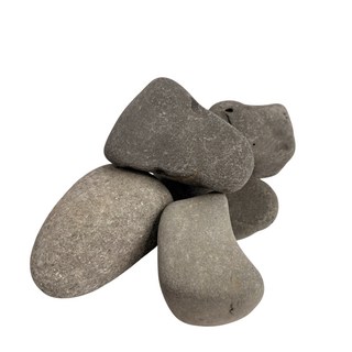 珍珠黑鵝卵石 4公斤裝 1.2寸 (約7-9公分) 地舖石 陽台庭院水族造景用, 黑色