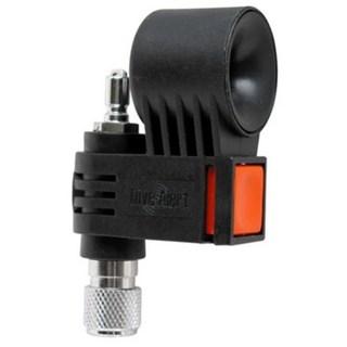 Dive Alert 潛水警報器 - 高音量水下呼叫器，提升潛水安全，操作簡便, 黑色