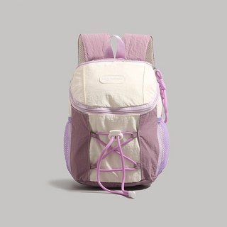 小清新雙肩包 輕便戶外運動騎行包 百搭大學生書包 2026新款, 紫色, 1個