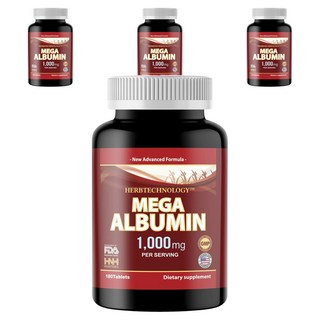 HNHusa 메가 알부민 1000mg 타블렛, 180정, 4개