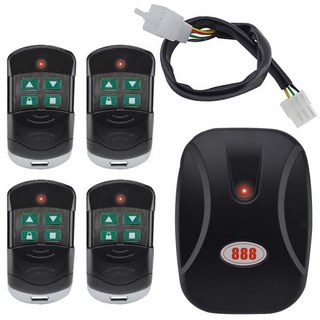 차고 문짝 RF 스위치 범용 리모컨 외부 체인 모터 미니 무선 컨트롤러 리시버 송신기 433Mhz, 02 Kit 2, 2) Kit 1