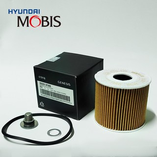 더 K9 RJ 5.0 가솔린 18-20년식순정 오일필터 26320-3F500, 1개