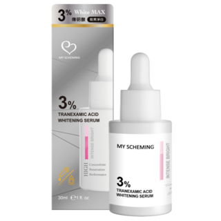 我的心機 3%傳明酸阻黑煥白精華30ml, 1件, 30ml