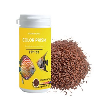 아쿠아리노 중형어 컬러프리즘 바이브라바이트사료, 1개, 100ml