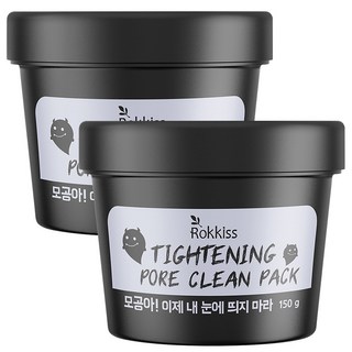 록키스 타이트닝 포어 클린 팩 150g, 1개입, 2개
