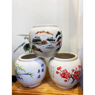 YCY 佛跳牆甕 燉盅 年菜必備款, 春梅,3000cc, 1個