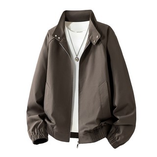 新款立領休閒夾克 寬鬆情侶飛行夾克 學生棒球外套