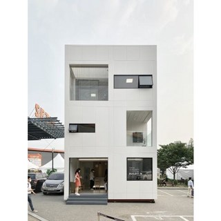 상가주택 샵하우스(3층 33평) 텐일레븐 협소 모듈러주택 프리패브 철골구조