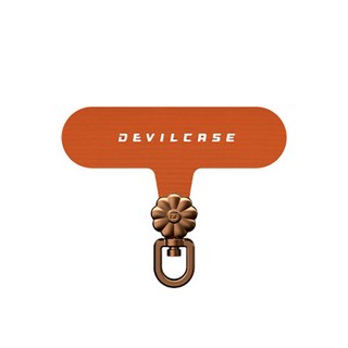 DEVILCASE 惡魔盾 360度可旋轉手機墊片 - 適用於各式手機殼, 【小花款】磚橘棕+金