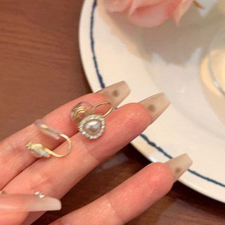 24H台灣現貨秒出 貴族風耳夾耳環 飾品 耳夾 網美 高級感 耳飾 氣質百搭 耳環 韓國 耳夾耳環 {B