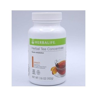 허벌티 비염 허빌티 기관지염 허벌라이프 복숭아 허브 차 농축액: 글루텐 프리 코셔 인증 인공 향료 또 감미료 없음 3.6온스(102g), 102g