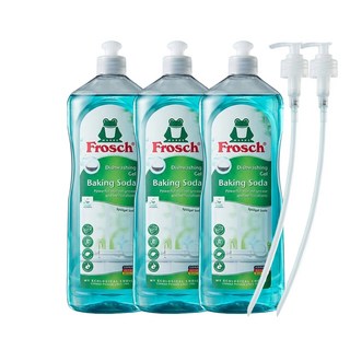 프로쉬 베이킹소다 주방세제 1L 3개 + 펌프 2개