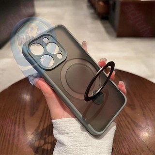 KP 磁吸支架膚感防摔手機殼，適用於蘋果 iPhone 16 15 14 13 12 Pro Max，磁吸支架，膚感材質，防摔保護