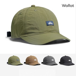 하루이 운동 레저 러닝 초경량 숏챙 모자, 아미그린, 1개