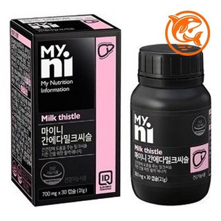 지친 간을 위한 활력 에너지 자연 유래 성분 밀크씨슬 실리마린 영양제, 1개, 30정