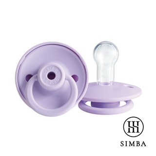 小獅王辛巴 Simba 扭扭圓型安撫奶嘴-全齡適用, 紫芙派, 1個