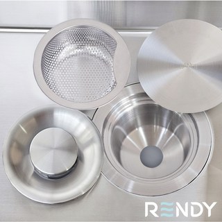 랜디 올스텐배수구 스텐 싱크대 배수구 배수관 배수통 주방 트랩 교체, 1세트