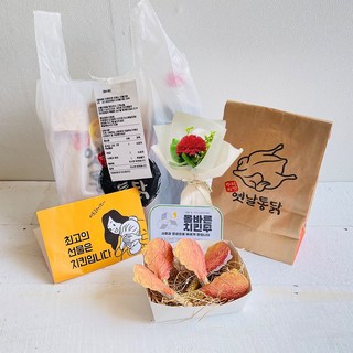 LOVELY FARM 香皂花炸雞錢盒單支康乃馨組, 懷舊全雞錢雞5入