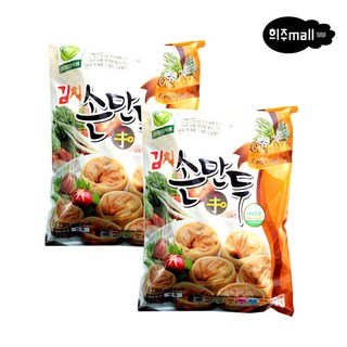 [희주몰] 엄지식품 김치손만두 1.4kg, 2.8kg, 1개