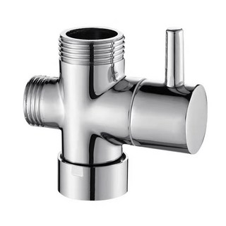 全銅一進二出快開 6分進4分出開關三通分水器, 1個, -