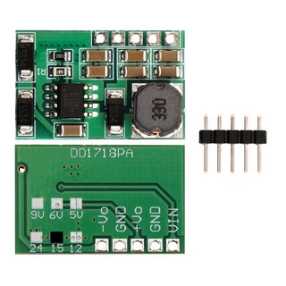 스텝 업 보드 부스트 컨버터 모듈 포지티브 네거티브 전압 전원 공급 장치 3 18V 5V 6V 9V 12V 15V 24V, 1개