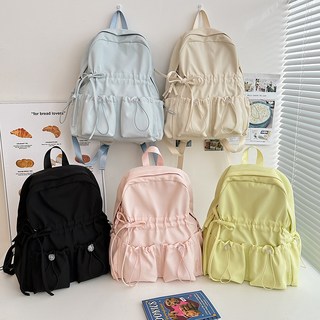 샤샤벨 스트링 가벼운 나일론 여아 책가방 초등 가방 학생 백팩