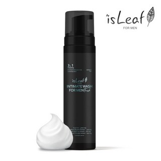 isLeaf男性私密清潔組 私密噴霧60ml 男士護理 清潔保養, 1個, 激淨慕絲 200ml 【湛藍海洋】