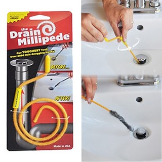 플렉시 스네이크 배수구 세면대 머리카락 이물질 제거 [Flexi Snake Hair Ball Removal Hook on Drain Holes], 1개