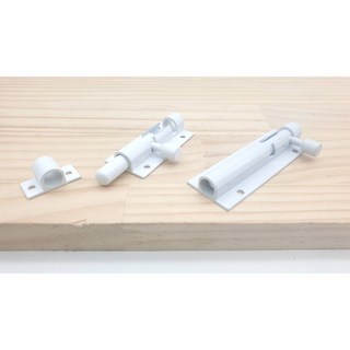 CBX-FADB 鋁製門閂 - 平閂 落地門栓 橫閂 鋁門窗門栓 暗栓 萬能門栓, 白色,2吋, 1個