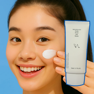 윤슬 벨리사 고 데일리포커스 선블록 유칼립투스 무기자차 선크림 톤업 골프 자외선차단제 SPF50+/PA++++ 벌레차단 데일리 매트한 유분기없는선크림 belleza, 1개, 50ml