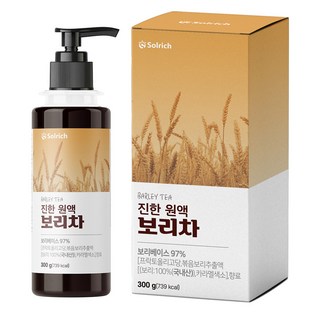 솔리치 진한 원액 보리차 HACCP 해썹 식약청 인증, 1개, 300g