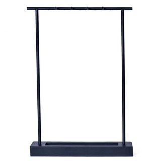 鐵藝書法筆掛 文房四寶收納 仿古鐵製毛筆筆架, 1個, 9掛鐵藝毛筆掛－袋裝