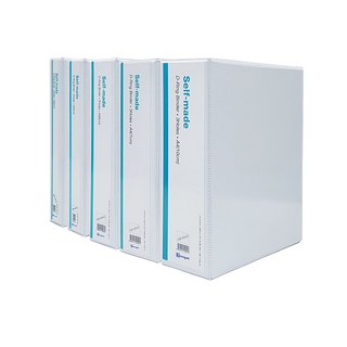 백색 투명 3공 D링 바인더, 1개, 10cm