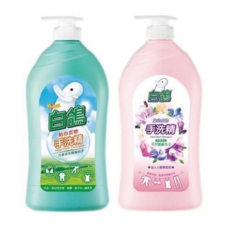 白鴿 貼身衣物手洗精 原味/小蒼蘭香 天然植物消臭 1000g, 1個, 白鴿 手洗精-1000g-綠色