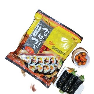 온정원 두번구운 김밥김 100매 파래김 재래김 업소용 식당용 식자재 대용량, 구운재래김100매, 1개, 250g