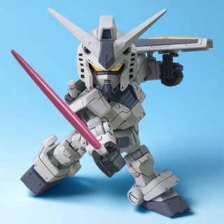 SDEX BB001 Q版 RX-78-2 GUNDAM 元祖高達 拼裝模型, 1個, 元祖SDEX(太空灰色） 送三把武器