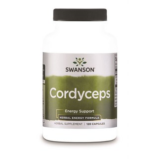 Swanson 斯旺森 蛹蟲草膠囊, 120顆, 1罐