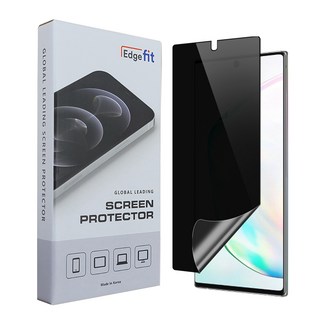 엣지핏 PET EPU 유리코팅 사생활 정보보호 액정보호필름 2매, 1개