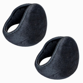 해피제이 겨울 방한 귀마개, 블랙, 2개
