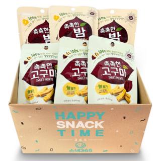 촉촉한고구마 50g 5개 + 촉촉한밤 70g 5개, 1개
