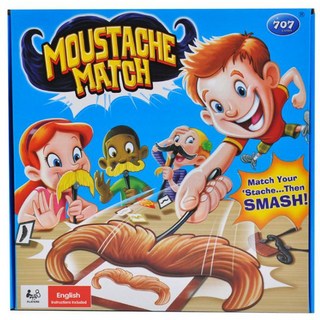 兒童桌遊E8G 眼明手快鬍子配對遊戲 心臟病遊戲 訓練觀察 反應 遊戲 搶鬍子遊戲 益智趣味桌遊, 1個, 彩盒, Multicolor