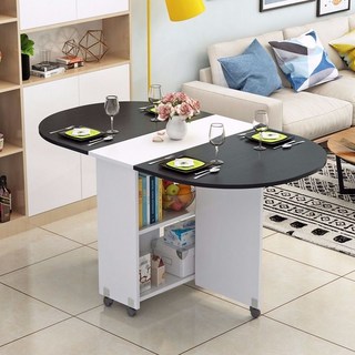 折疊伸縮餐桌：小戶型多功能餐桌，簡約易移動圓桌，限時下殺