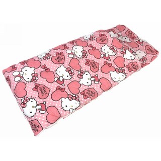 Kitty 冬夏兩用鋪棉兒童睡袋 (台灣製), 粉紅甜心(加大款)