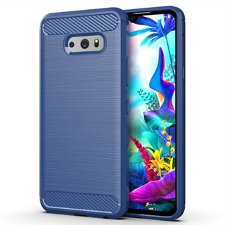 RUGGED SHIELD 碳纖維紋理手機殼 LG V50S ThinQ 適用