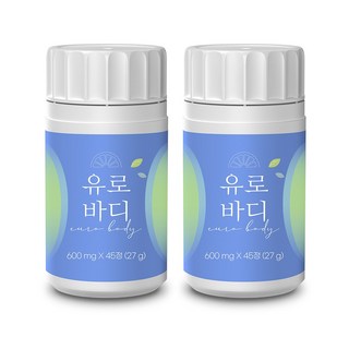 본사출고 유로바디 베르가못, 2개, 45정